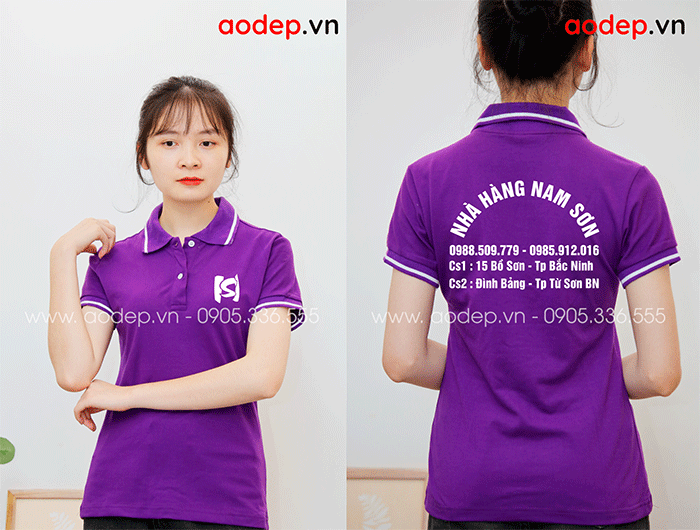 May áo phông Nhà hàng Nam Sơn