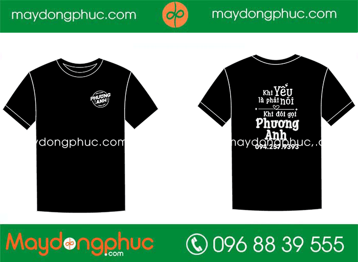 May áo phông Nhà hàng Phương Anh