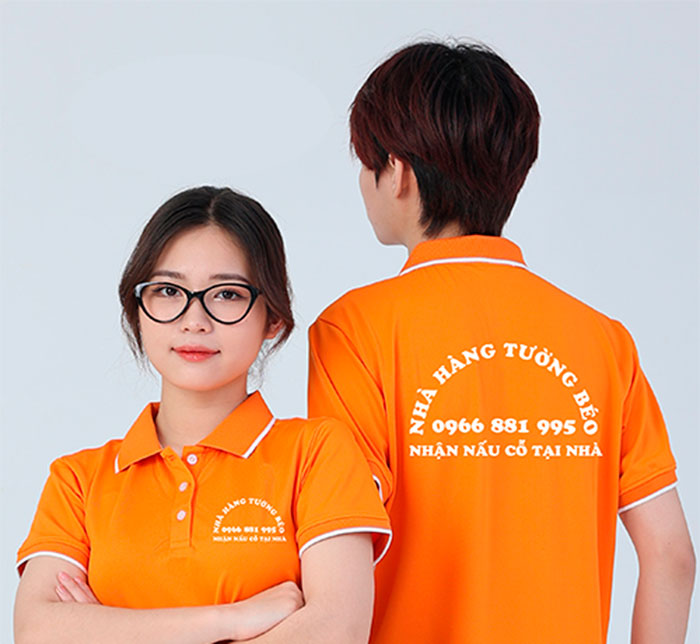 May áo phông Nhà hàng Tường Béo