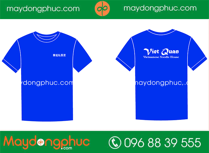 May áo phông Nhà hàng Viet Quan