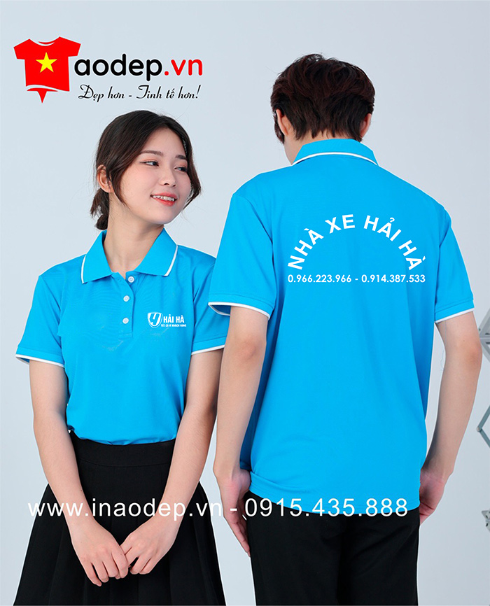 May áo phông Nhà xe Hải Hà