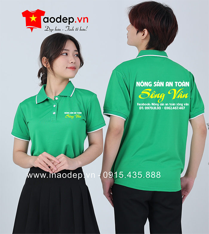 May áo phông Nông sản an toàn Song Vân