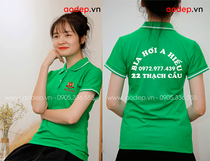 May áo phông Quán bia hơi A Hiếu