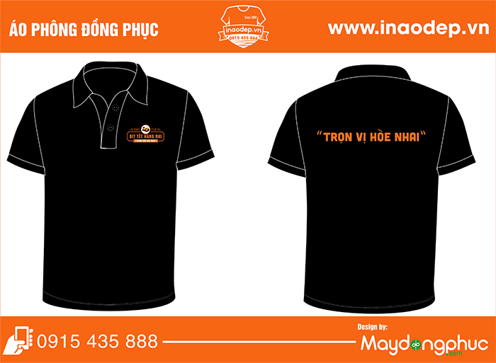 May áo phông Quán Bít tết Hằng Nhi