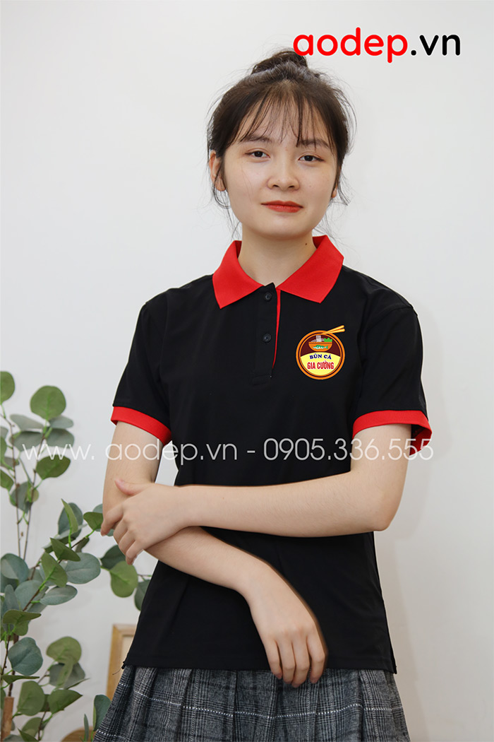 May áo phông Quán Bún cá Gia Cường