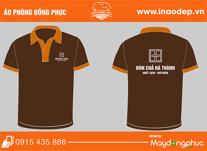 May áo phông Quán Bún chả Hà Thành