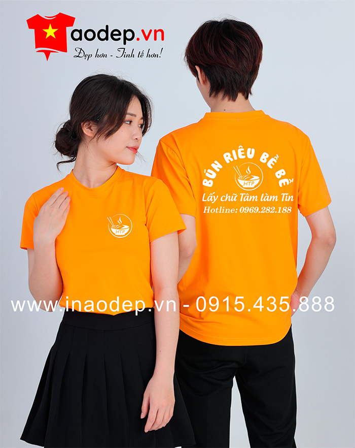 May áo phông Quán Bún riêu bề bề HTP