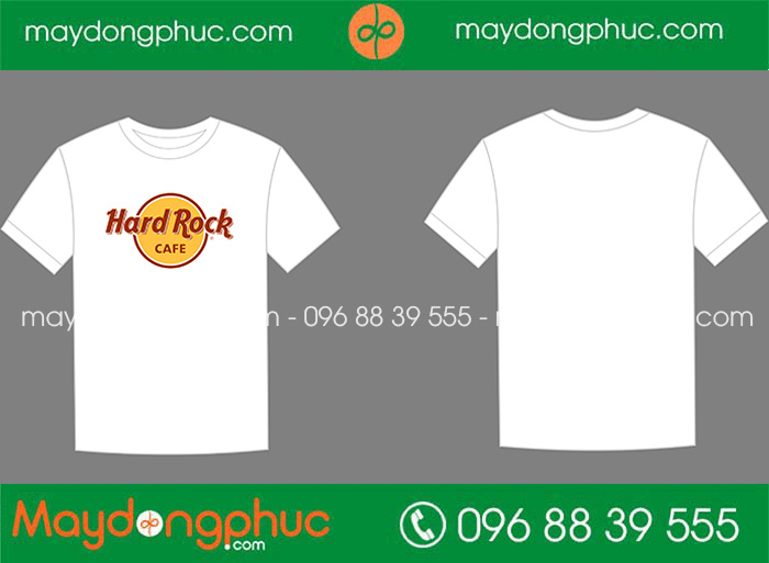 May áo phông Quán Cafe Hard Rock
