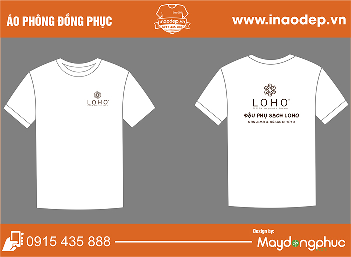 May áo phông Quán đậu phụ sạch LOHO
