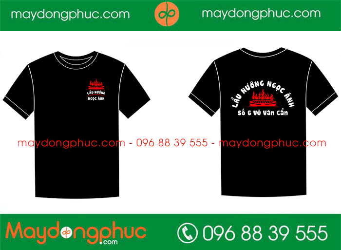 May áo phông Quán lẩu nướng Ngọc Ánh