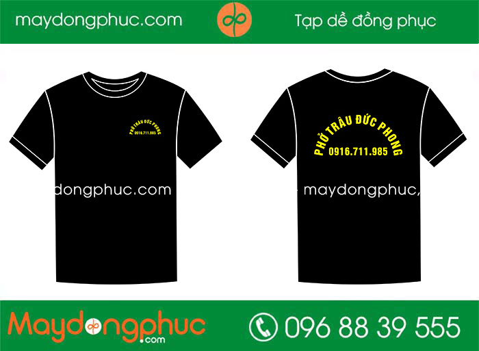 May áo phông Quán Phở Trâu Đức Phong