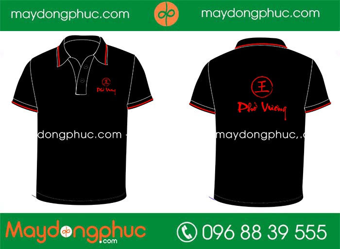 May áo phông Quán Phở Vương