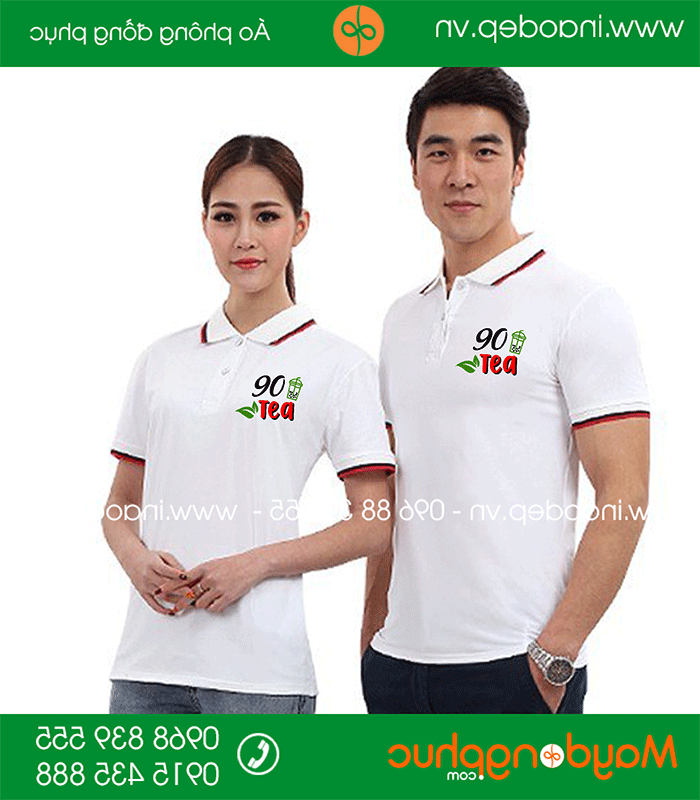 May áo phông Quán trà 90