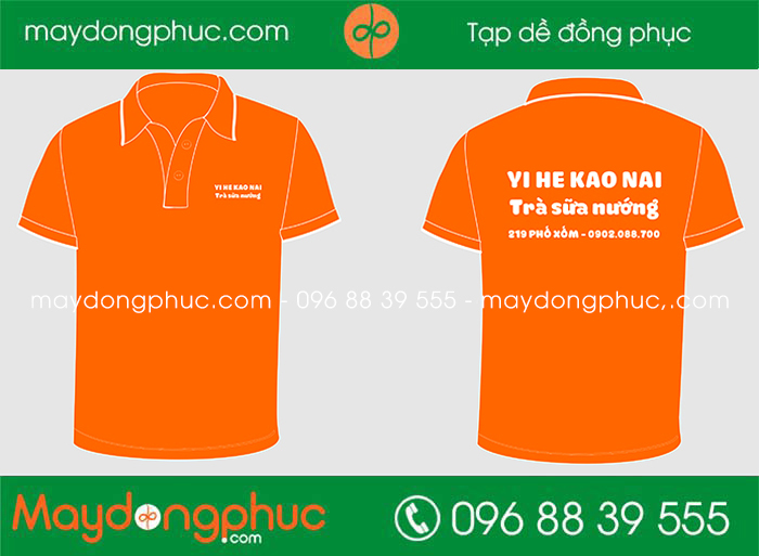 May áo phông Quán Trà sữa nướng Yi He Kao Nai