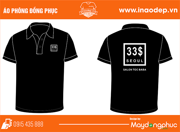May áo phông Salon Toc Baba