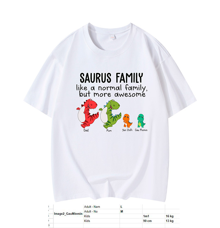 May áo phông Sarus Family - mẫu 5