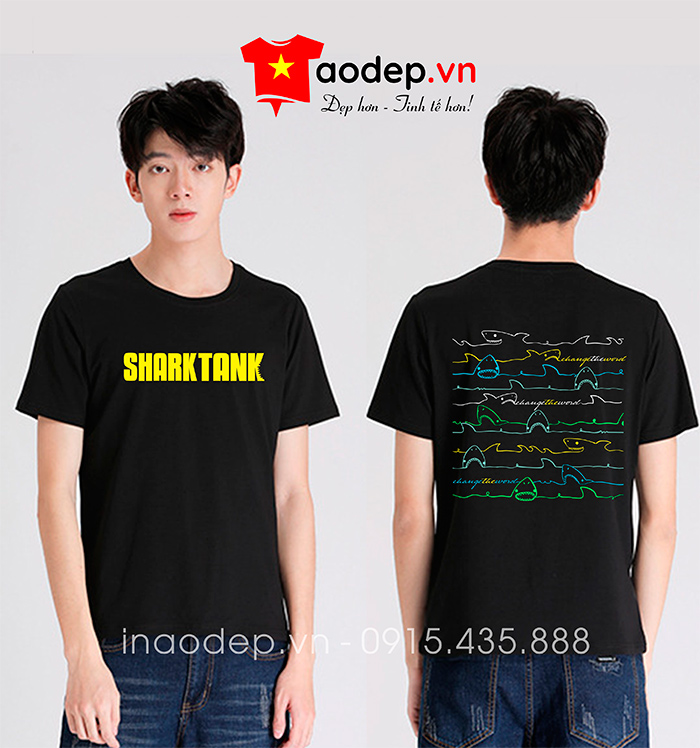 May áo phông đồng phục Sharktank