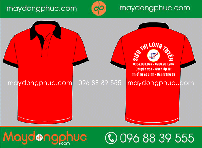 May áo phông Siêu thị Long Tuyến
