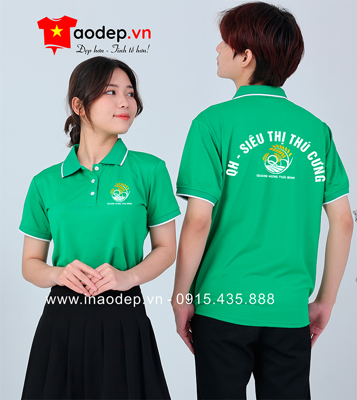 May áo phông Siêu thị thú cưng Quang Hưng Thái Bình
