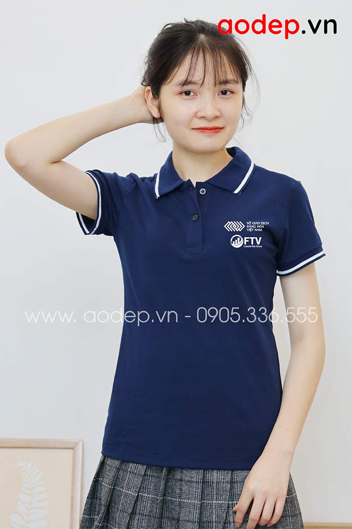 May áo phông Sở giao dịch hàng hóa Việt Nam FTV