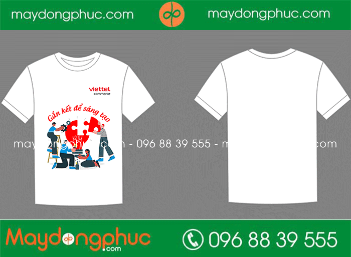May áo phông Tập đoàn Viettel