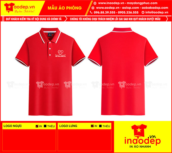 May áo phông Gia đình Tổ 1 – K12 Học viện chính trị