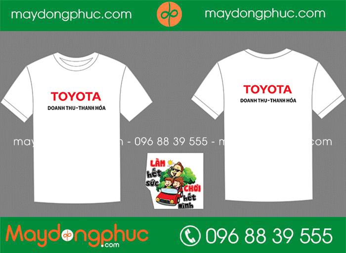 May áo phông Toyota Thanh Hóa