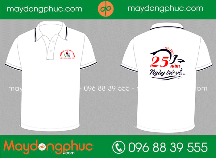 May áo phông Trường THCS Kỳ Long 25 năm – Ngày trở về