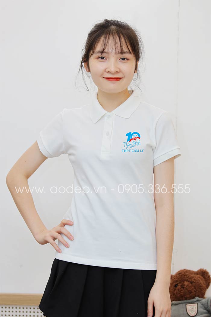 May áo phông Trường THPT Cẩm Lý 2009-2012 10 năm ngày trở về
