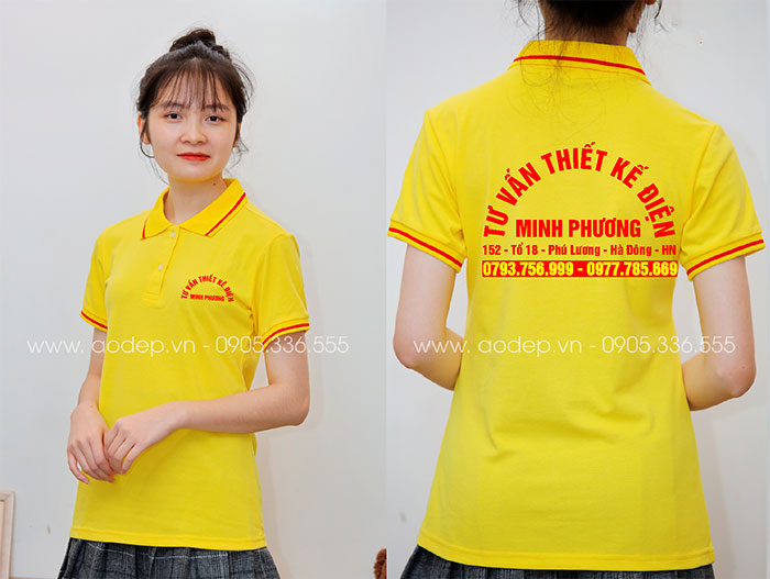 May áo phông Tư vấn thiết kế điện Minh Phương - mẫu 2