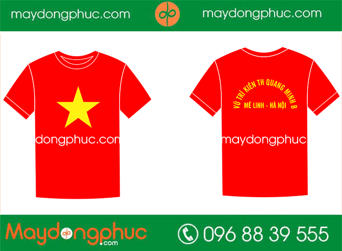 May áo phông Vũ trí kiên TH Quang Minh B