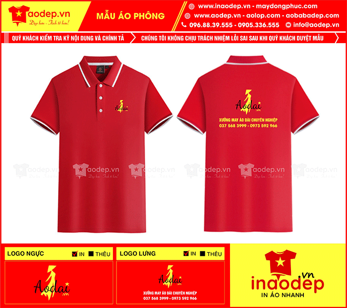 May áo phông Xưởng may áo dài chuyên nghiệp