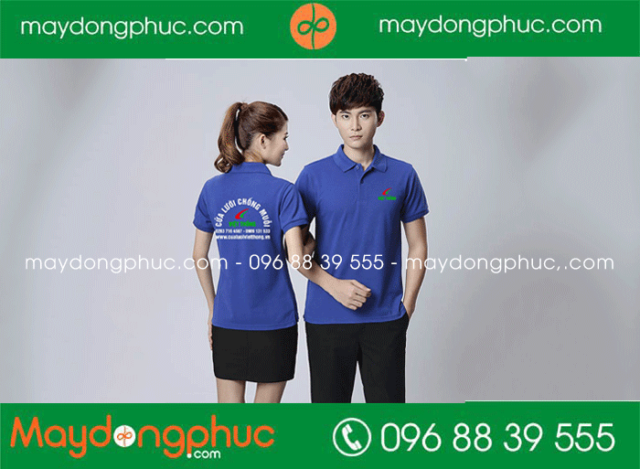 May áo polo Cửa lưới chống muỗi Việt Thống - mẫu 2