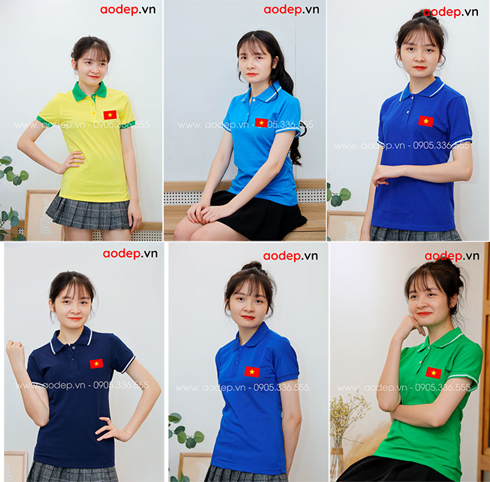 May áo polo hình sao - mẫu 2