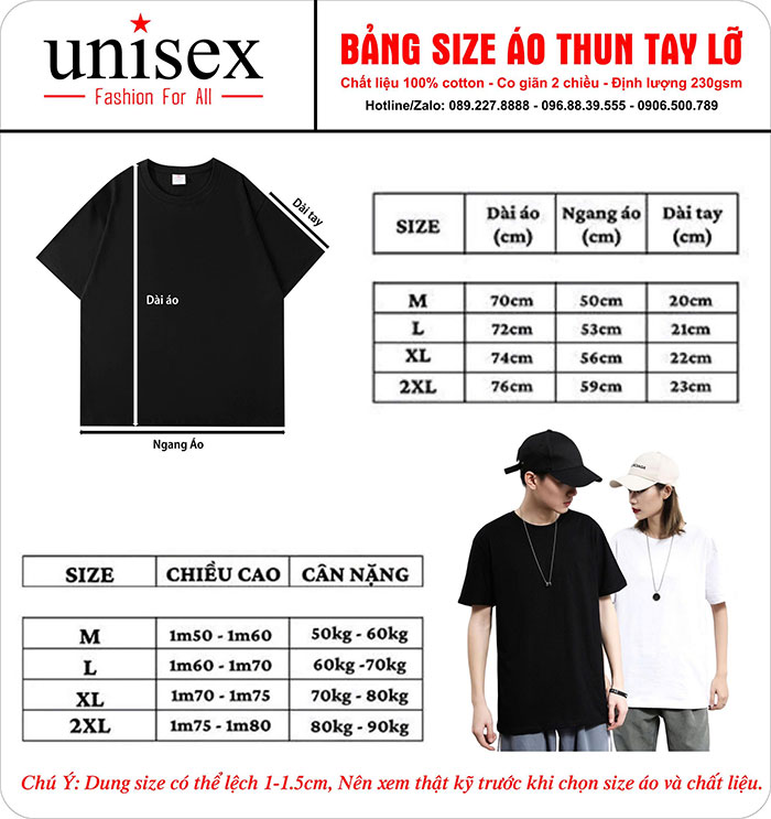May áo thun tay lỡ form rộng