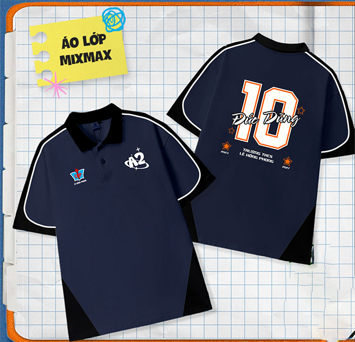 May áo Lớp A2 Trường THCS Lê Hồng Phong niên khóa 2003-2007