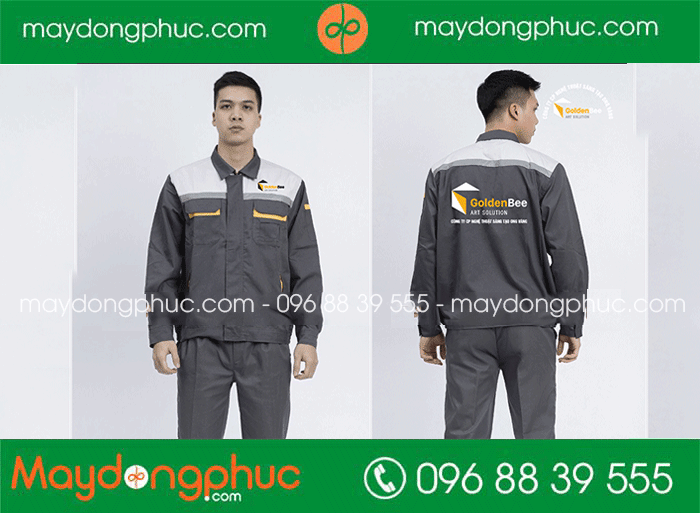 May đồng phục bảo hộ Công ty CP Nghệ thuật sáng tạo ong vàng