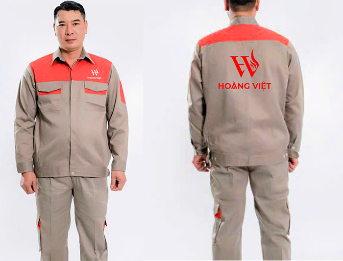 May đồng phục bảo hộ Công ty Hoàng Việt