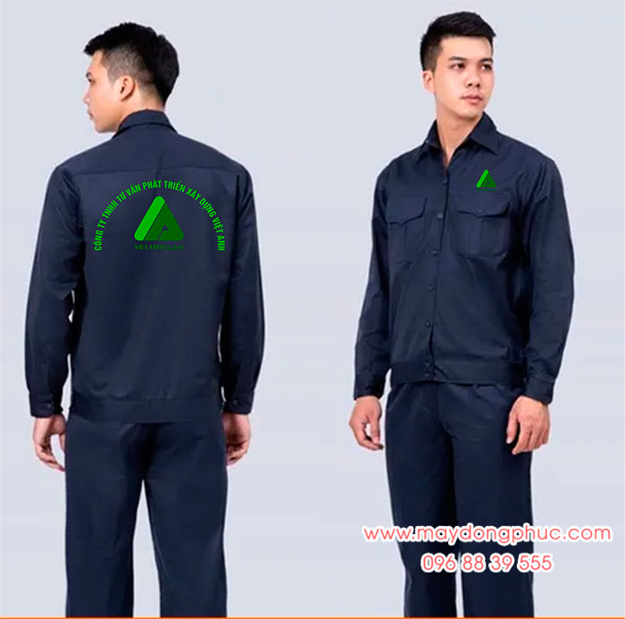 May đồng phục bảo hộ Công ty TNHH Tư vấn Phát triển xây dựng Việt Anh - mẫu 3