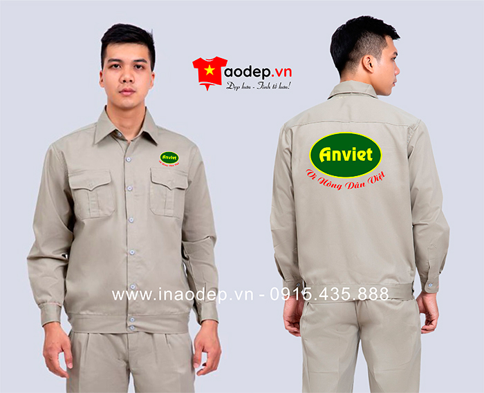 May đồng phục bảo hộ Công ty An Việt