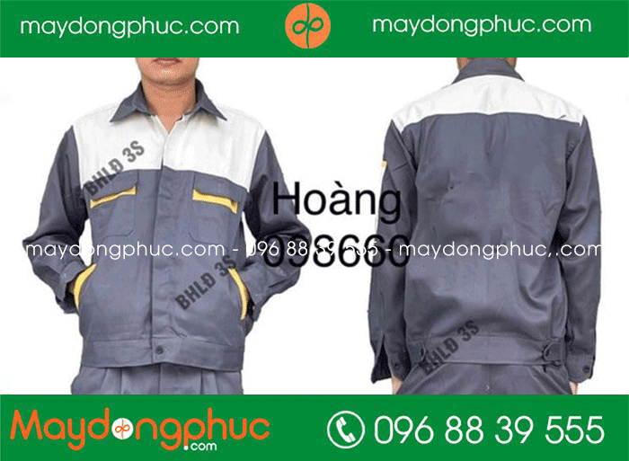 May đồng phục bảo hộ Công ty BHLĐ 3S Hoàng