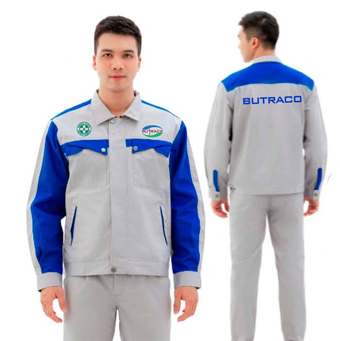 May đồng phục bảo hộ Công ty Butraco