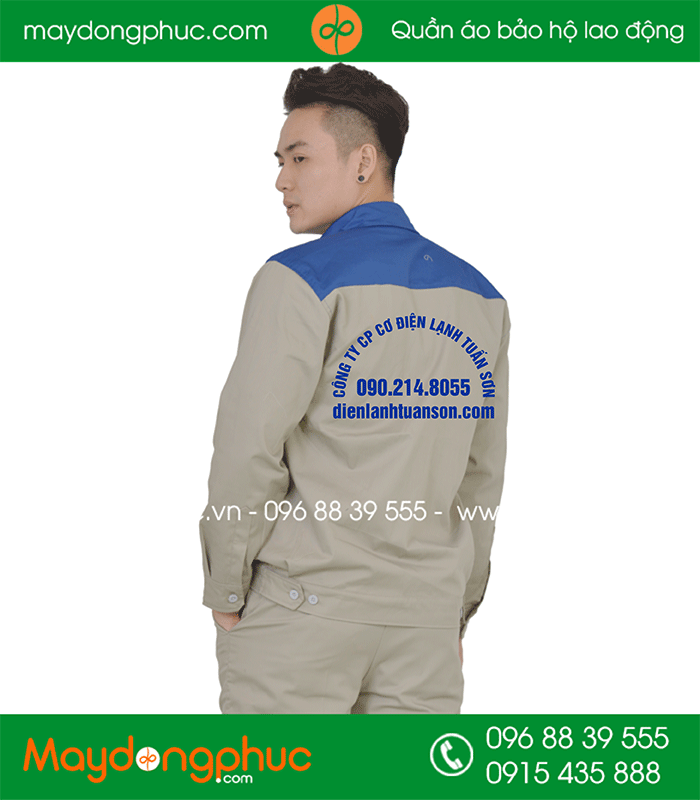 May đồng phục bảo Công ty CP cơ điện lạnh Tuấn Sơn