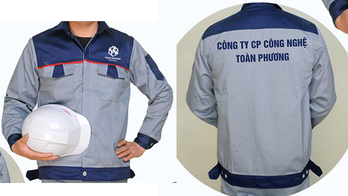 May đồng phục bảo hộ Công ty CP Công nghệ Toàn Phương