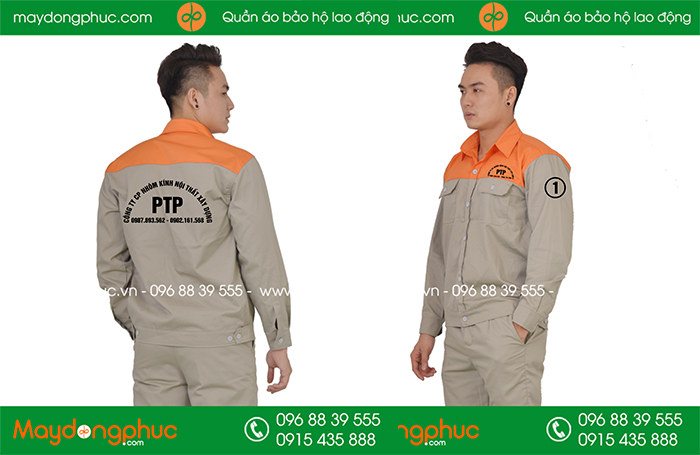 May đồng phục Công ty CP Nhôm kính Nội thất xây dựng PTP