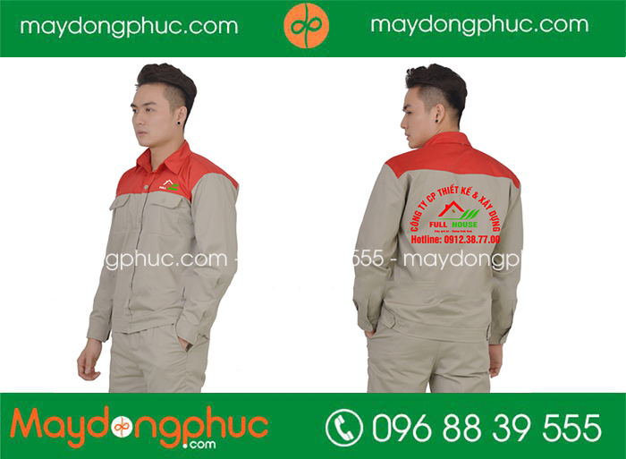 May đồng phục bảo hộ Công ty CP Thiết kế & xây dựng Full House