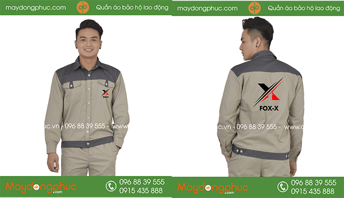 May đồng phục bảo hộ Công ty FOX-X