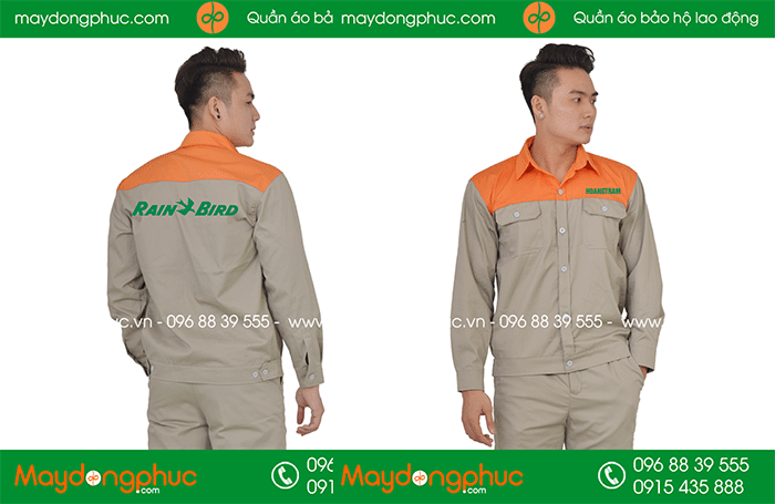 May đồng phục bảo hộ Công ty Hoang Tram