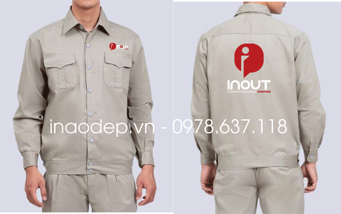 May đồng phục bảo hộ Công ty INOUT