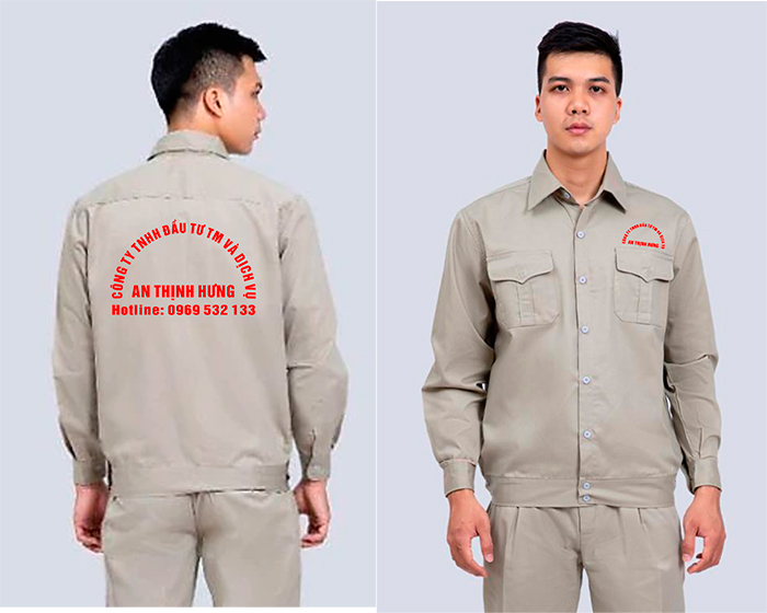 May đồng phục bảo hộ Công ty TNHH đầu tư và dịch vụ An Thịnh Hưng